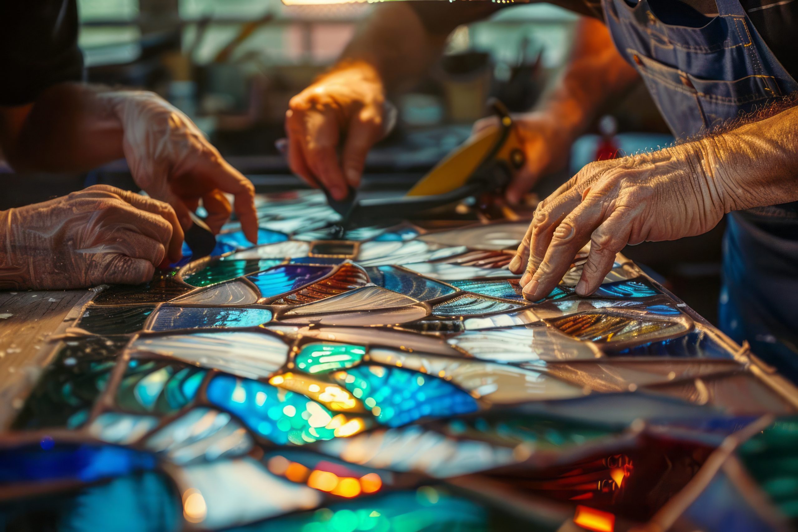 Création & restauration de vitraux 95 | artisan d'art | LA VITRERIE FRANÇAISE