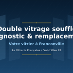 Vitrier à Franconville : diagnostic et remplacement de double vitrage soufflé