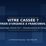 Vitrier à Franconville intervenant en urgence pour une vitre cassée le week-end