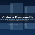Vitrier à Franconville intervenant en urgence pour le remplacement d une vitre de fenêtre cassée